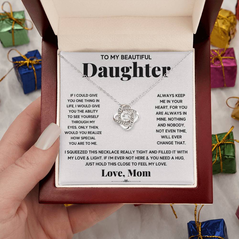 To My Beautiful Daughter, Just Hold This To Feel My Love
