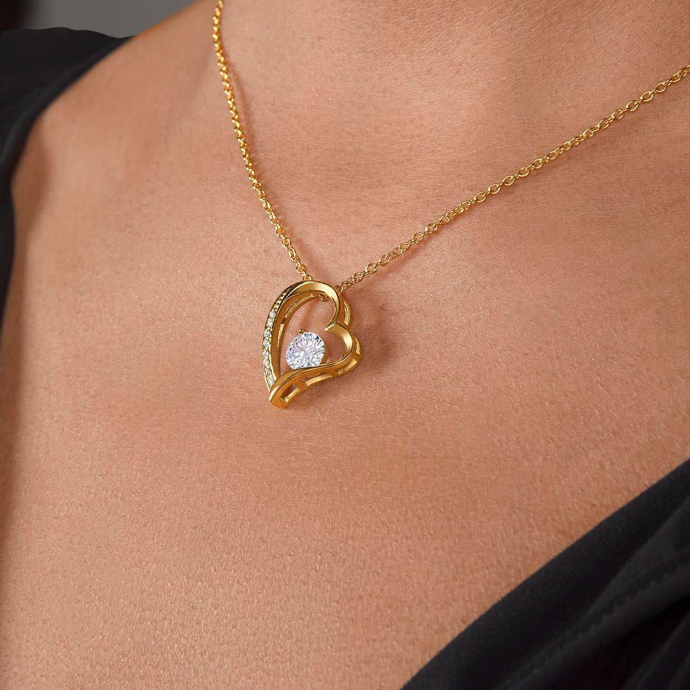 To My Wife, “I Didn't Marry You So I Could Live With You” Forever Love Necklace from Husband