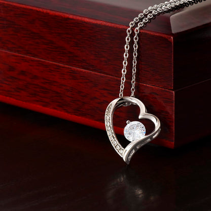 To My Wife, “I Didn't Marry You So I Could Live With You” Forever Love Necklace from Husband