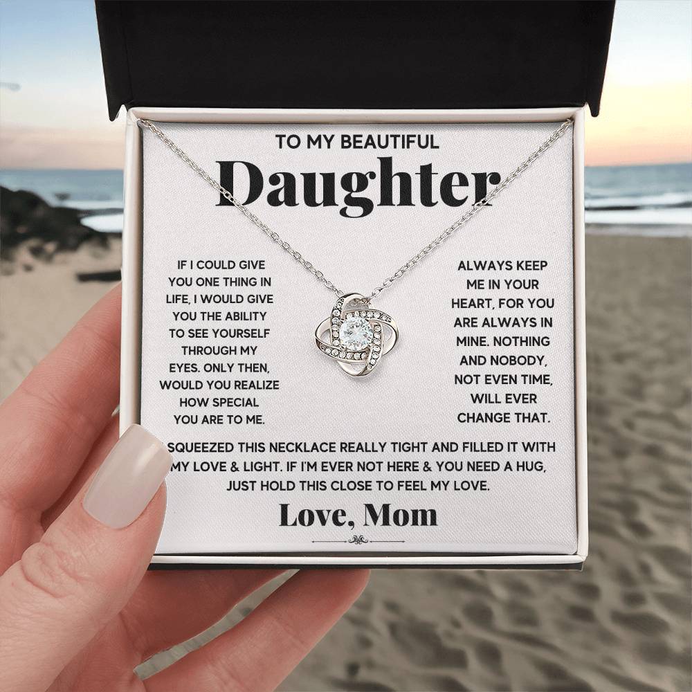 To My Beautiful Daughter, Just Hold This To Feel My Love