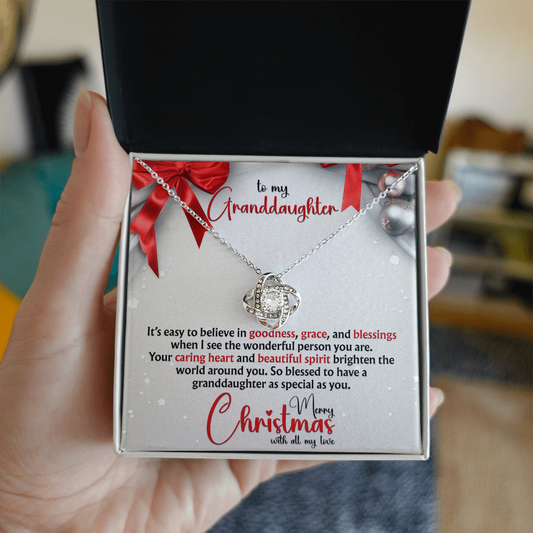 To My Granddaughter, "So Blessed to Have You" Granddaughter Christmas Gift from Grandma or Grandpa