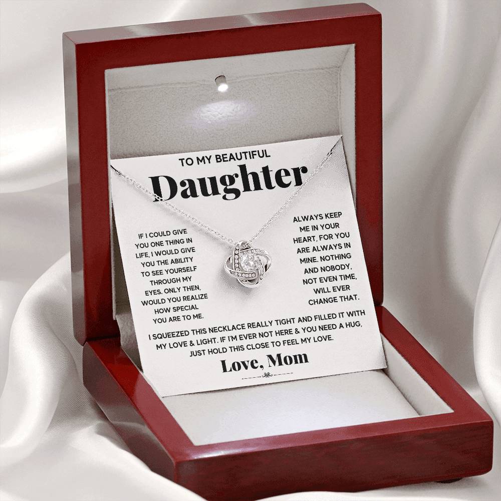 To My Beautiful Daughter, Just Hold This To Feel My Love