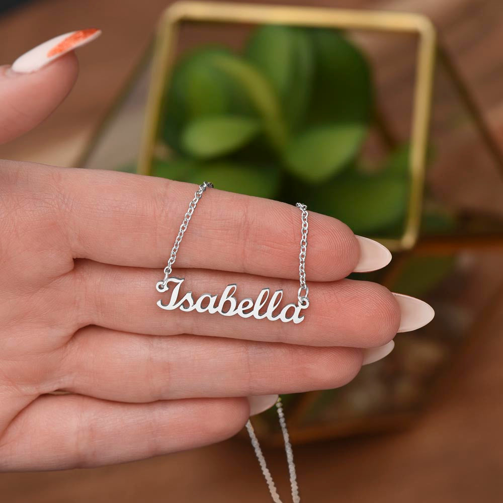 To My Girlfriend – “You Are My Best Friend & Soulmate” – Custom Name Necklace