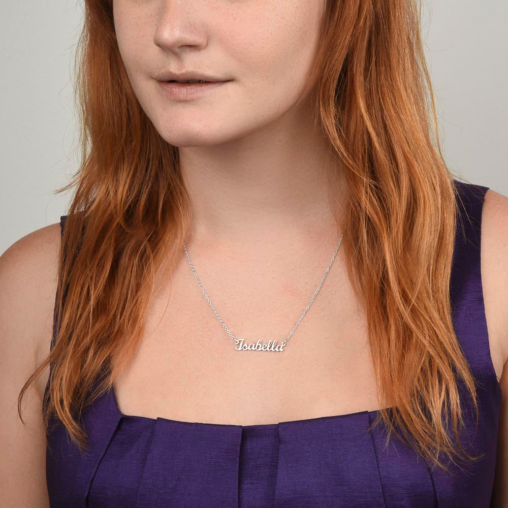 To My Girlfriend – “You Are My Best Friend & Soulmate” – Custom Name Necklace