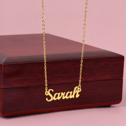 To My Girlfriend – “You Are My Best Friend & Soulmate” – Custom Name Necklace