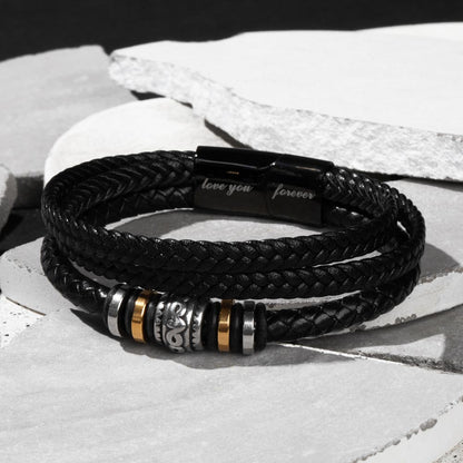 To My Stepdad, I'm Proud to Call you Dad, Bracelet, Gift from Daughter