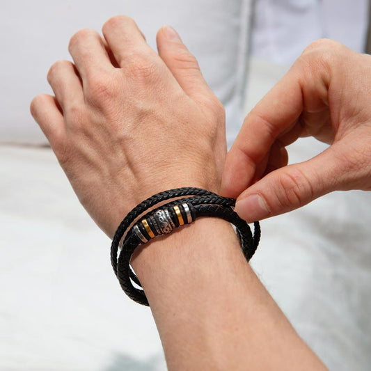To My Husband, Your Love Is My Home Bracelet, Gift from Wife