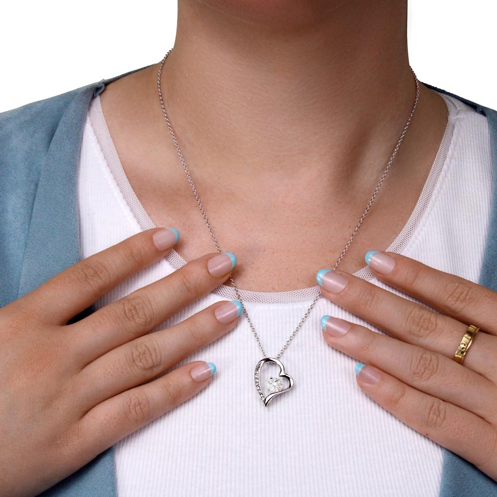 To My Trophy Wife, My Aim's Been True, Forever Love Necklace, Gift From Husband